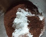 Foto langkah ke 1 dari resep Brownies Kukus Tepung Beras (Eggless).