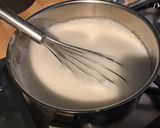 Une image de l'étape 7 de Flan pâtissier aux pêches de vigne.