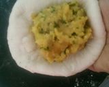A picture of step 5 of Stuff butter naan with aloo gravy.
