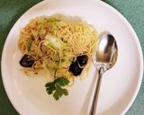 Hình bước làm 3 của món Mì chay sốt dầu mè