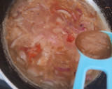 A picture of step 8 of Mango soup 🥭.