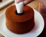 A picture of step 15 of Fluffy Chocolate Chiffon Cake.