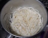 Foto do passo 6 de Espaguete de pupunha com carne seca