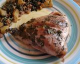 Foto del paso 2 de la receta: Pollo asado a la albahaca y cilantro