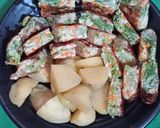 Foto langkah ke 1 dari resep Martabak sayur diet tanpa tepung gula minyak.