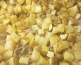 A picture of step 3 of Hamburger and Potato Hash.