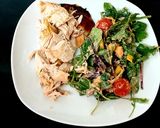 A picture of step 8 of My Sweet Chilli Marinated whole Chicken with Salad.