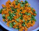 A picture of step 1 of French beans curry.