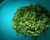 A picture of step 1 of Crispy Spinach(jain/regular).