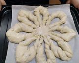A picture of step 9 of Garlic Flower Bread.