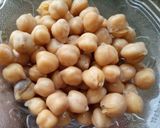 A picture of step 1 of Dahi Bara Chaat.