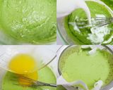 Foto langkah ke 2 dari resep Greentea Mille Crepes Cake / Matcha Crepe.