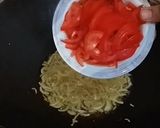 A picture of step 2 of Angara Karahi.
