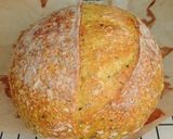 Foto langkah ke 17 dari resep Kunyit Jinten Hitam Italian Herbs Sourdough Bread (Oven Tangkring).