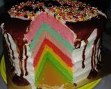 Foto langkah ke 4 dari resep Rainbow cake.