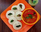 A picture of step 7 of Idli Sambar.