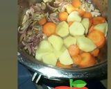 A picture of step 3 of Pumpkin Soup.