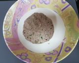 A picture of step 2 of Ragi cabbage roti.