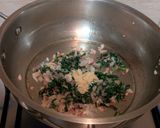 A picture of step 6 of Methi Matar Malai.