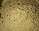 A picture of step 1 of Methi millet thepla.