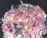 A picture of step 8 of Spaghetti with sossi chunks.