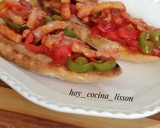 Foto del paso 7 de la receta: Tostas de pimientos y bacon