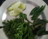 A picture of step 1 of Ridge gourd chutney.