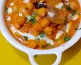 A picture of step 6 of Chole masala (no onion, no garlic).
