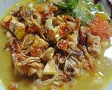 Foto langkah ke 2 dari resep Bubur ayam dengan kuah sisa ungkepan ayam.