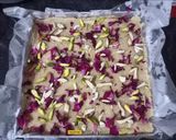 A picture of step 6 of Amrut Paak / Rava Burfi.