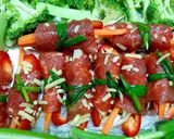 Hình bước làm 3 của món Bò cuộn rau củ phomai