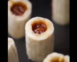 Foto del paso 4 de la receta: Buñuelos rellenos de banana con dulce de leche