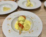 Une image de l'étape 8 de Mini Brochette de saint Jacques snackée & risotto, crème de Curry.