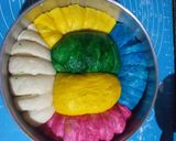 Foto langkah ke 6 dari resep Wool Roll Bread Rainbow(Tanpa telur).