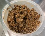 Une image de l'étape 4 de Pain de viande à la quinoa, œufs et emmental.