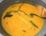Foto langkah ke 3 dari resep Gulai Udang Daun Singkong.