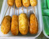 Foto langkah ke 5 dari resep Corn Dog Sosis.