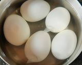 A picture of step 1 of Egg Beans Salad.