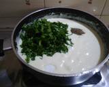 Spinach Alfredo pizza (homemade base) recipe step 6 photo