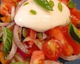 Foto del paso 6 de la receta: Ensalada de tomate y nectarina con bonus track de anchoa