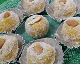A picture of step 8 of Kesar Mango Coconut Ladoo.