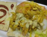 Foto del paso 6 de la receta: Sándwich🥪de pollo🍗y vegetales frescos🥙🌯🥗