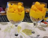 芒果乳酪甜點杯杯【水果懶人甜點食譜】的食譜步驟4照片