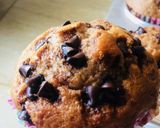 A picture of step 4 of Eggless chocolate cupcake with choco chips.