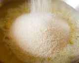 A picture of step 2 of Suji ka Halwa.