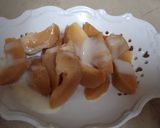 A picture of step 2 of Chikoo Chaat.