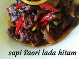 Sapi Saori lada hitam