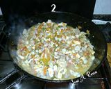 Foto del paso 4 de la receta: Arroz caldoso mar, huerta y montaña