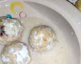 A picture of step 2 of Yam Balls et Minced Sauce.