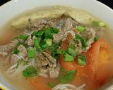 Hình bước làm 3 của món Bún cà chua